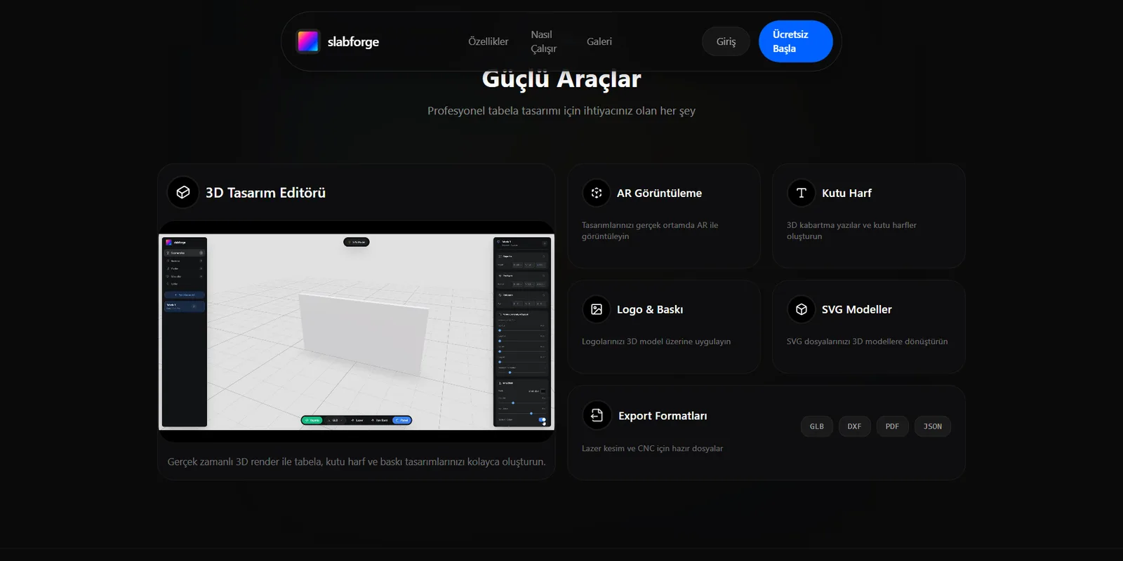 Slab Forge — ekran 2
